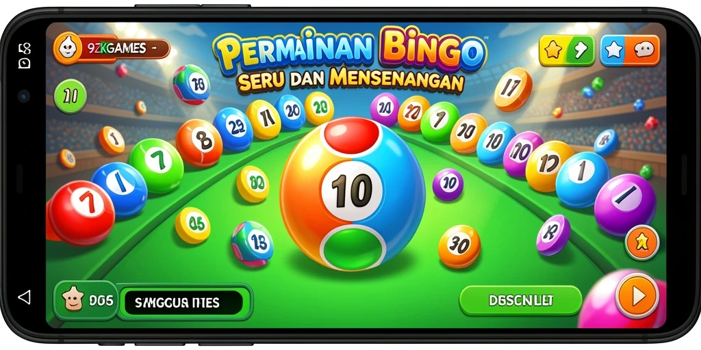 Tampilan gameplay Bingo yang menarik dari 9ZKGAMES.