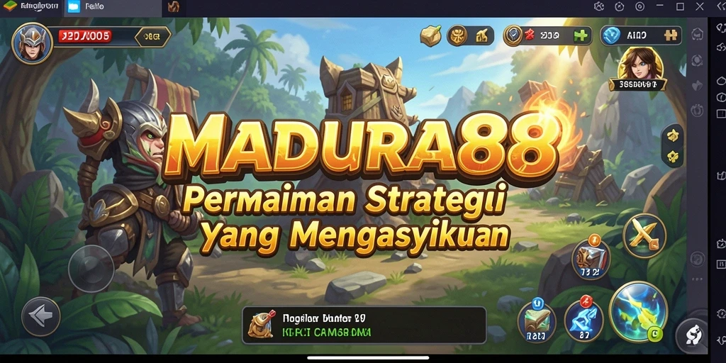 Tangkapan layar menampilkan aksi strategis dalam permainan MADURA88.
