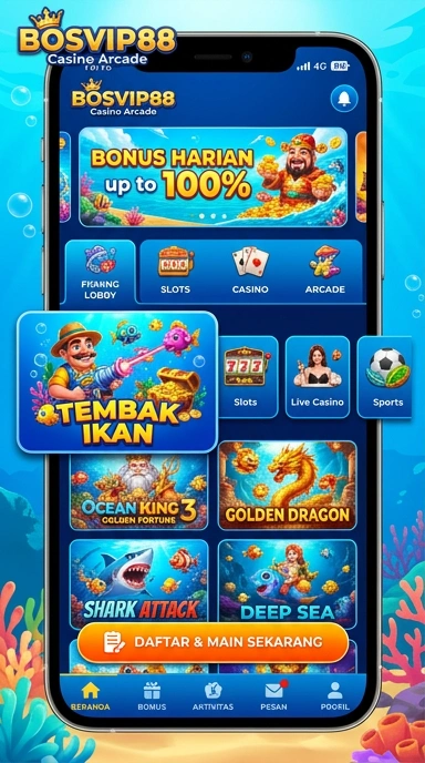 Screenshot aplikasi bosvip88 dengan informasi terbaru.